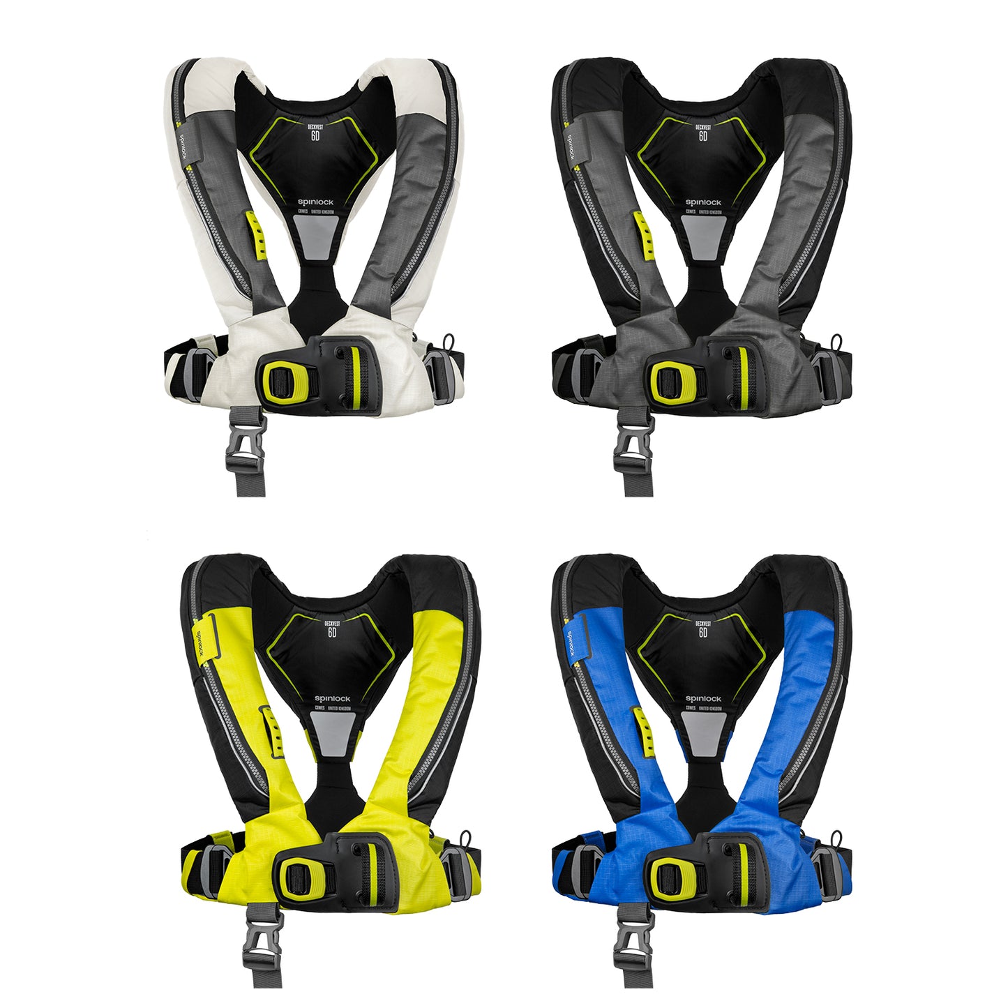 Spinlock Deckvest 6D mit HRS (Harness Release System)