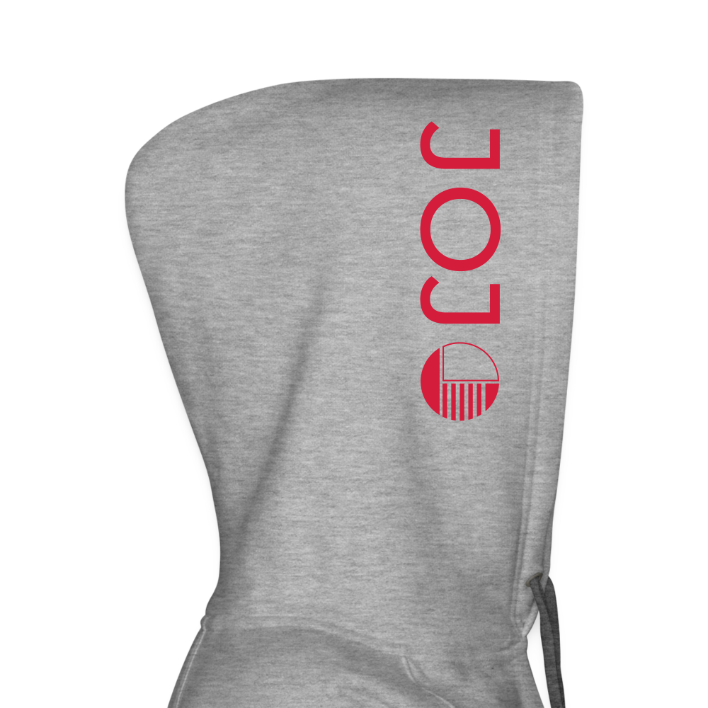 Frauen Premium Hoodie - Grau meliert